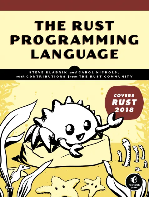 The Rust Programming Language cover